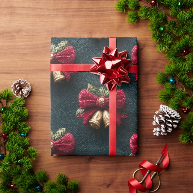 Presente Papel clássico de moldagem da célula de Natal | El (Presente de Natal)