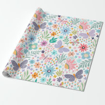 Papel Colorido de Borboletas