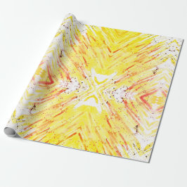 Presente Papel colorido de embrulho de aniversário para fes