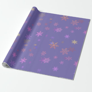 Presente Papel Colorido de Molho de Neve