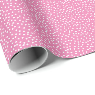 Presente Papel cor-de-rosa mínimo de enrolamento da Bolinh