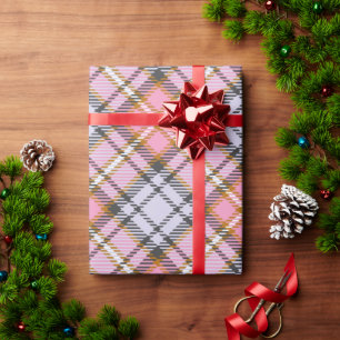 Presente Papel cor-de-rosa para moldagem de Natal