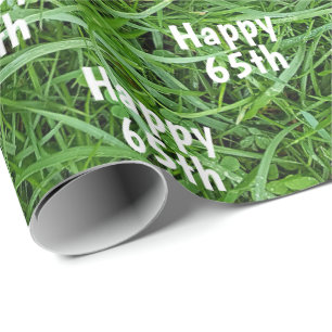Presente Papel de Acondicionamento ao Aniversário do 65º 