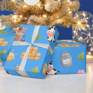 Presente Papel de Acondicionamento de Aniversário para Anim