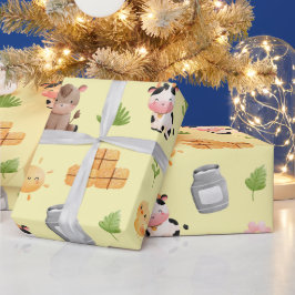 Presente Papel de Acondicionamento de Aniversário para Anim