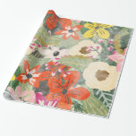 Presente Papel de Acondicionamento de Flores Selvagens<br><div class="desc">Papel de Acondicionamento de Flores Selvagens</div>
