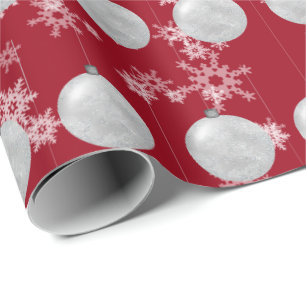 Presente Papel De Arranque De enfeites de natal E Flocos De