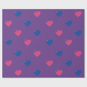Presente Papel De Arrastamento Do Orgulho Bissexual De Gran
