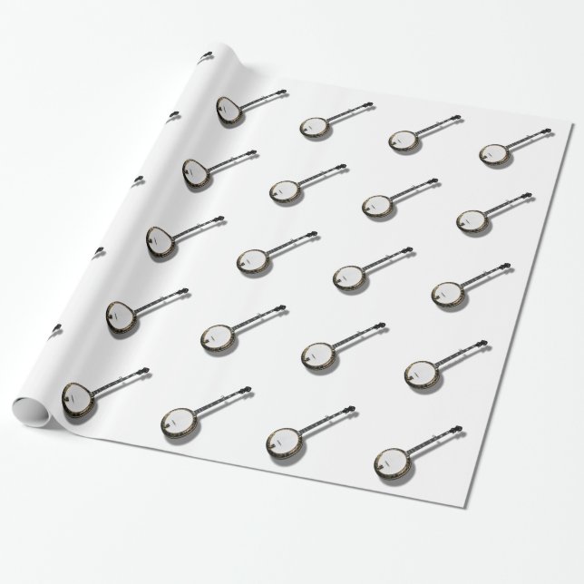 PRESENTE PAPEL DE BANJO-WRAPPING (Desenrolado)