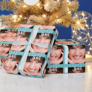 Presente Papel de doação de fotos do Sweet 16 para graduaçã