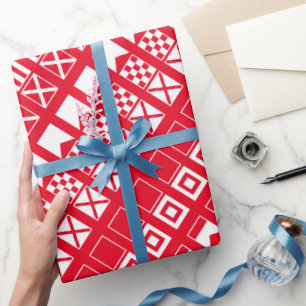 Presente Papel de embalagem a cores personalizado com bande