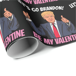 Presente PAPEL DE EMBALAGEM DA MARCA DE TRUMP dia de os nam
