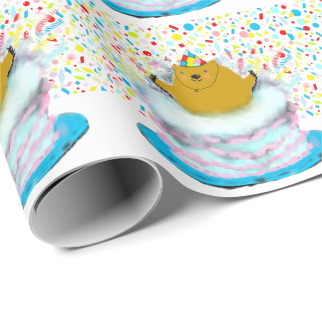 Presente Papel de Embalagem de Aniversário para o Dia de Ma (Ponta do rolo)