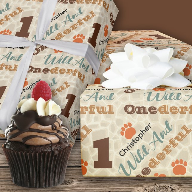 Presente Papel De Embalagem De Aniversário Selvagem E Marav (Criador carregado)