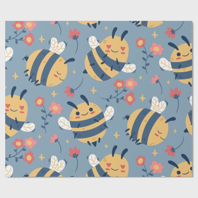 Presente Papel De Embalagem De Bebê Bonito (Aberto)