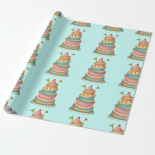 Presente Papel de embalagem de bolos