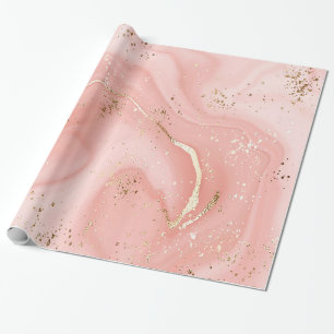 Presente PAPEL DE EMBALAGEM DE CASCA DE ROSTO LUXE PINk
