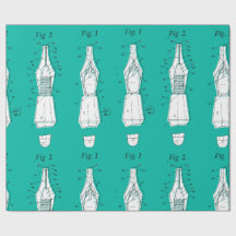 Papel de embalagem de design de fonte