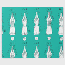 Presente Papel de embalagem de design de fonte