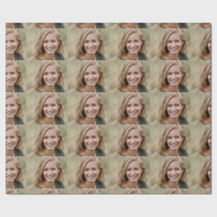 PRESENTE PAPEL DE EMBALAGEM DE FOTOS PERSONALIZADO