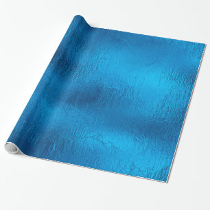 Presente PAPEL DE EMBALAGEM DE Natal Azul brilhante