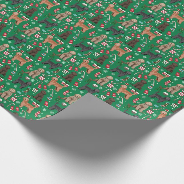 Presente Papel de embalagem de Natal de Ouro (Ponta)