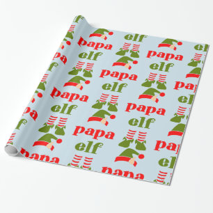 Presente PAPEL DE EMBALAGEM DE NATAL pai "PAPA ELF"