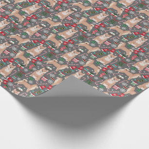 Presente Papel de embalagem de Natal Shiba Inu