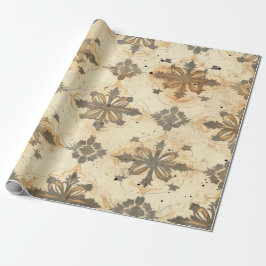 PRESENTE PAPEL DE EMBALAGEM DE PAPEL FADRÃO VINTAGE