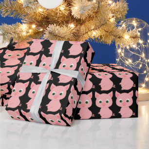 PRESENTE PAPEL DE EMBALAGEM DE PIGGY DE PINCO