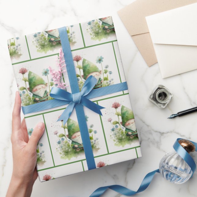 Presente Papel De Embalagem Leprechaun Irlandês (Presentear)