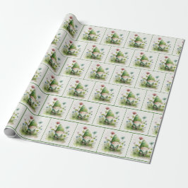 Presente Papel De Embalagem Leprechaun Irlandês