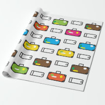 Papel de embalagem para bagagem de Viagem
