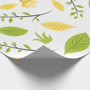 Presente papel de embalagem personalizável.