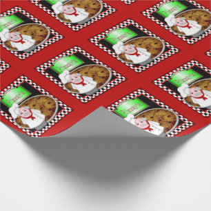 Presente Papel De Embalagem Pizzaria-Gift