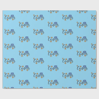 Presente Papel de emblema com cancer - Sinal de estrela - F