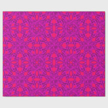 Papel de embrulhamento a quente barroco