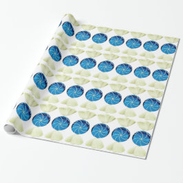 Presente Papel de embrulhamento Blue Candy