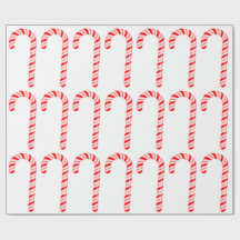Papel de embrulhamento Candy Cane