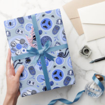 Papel de embrulhamento da festa de chá de Hallowee