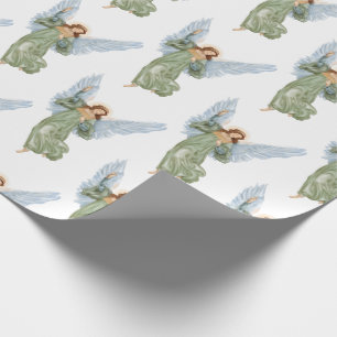 Presente Papel de embrulhamento da natalidade Angel