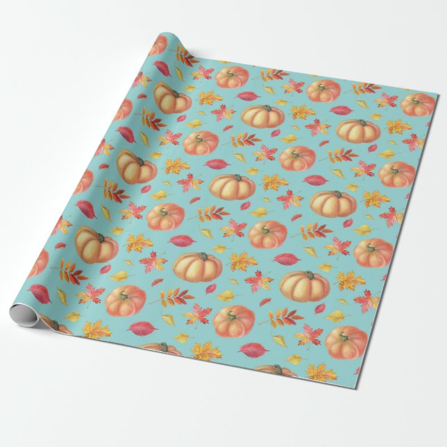 Presente Papel de embrulhamento de ação de graças (Desenrolado)