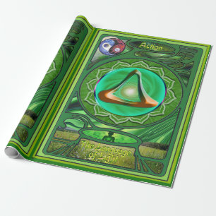 Presente Papel de embrulhamento de ação de Heart Chakra