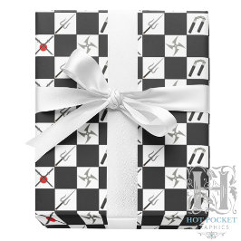 Presente Papel de embrulhamento de artes marciais