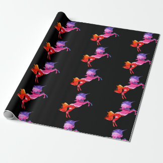 Presente Papel de embrulhamento de cavalos