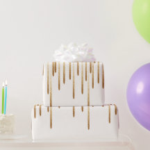 Papel de embrulhamento de chuva com brilho