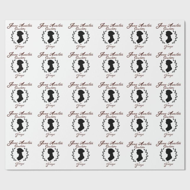 Presente Papel de embrulhamento de costura da Jane Austen C (Barra)