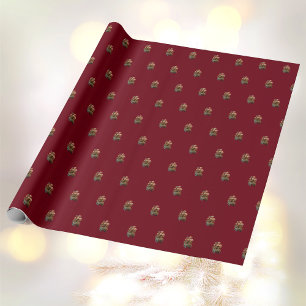 Presente Papel de embrulhamento de diversão de neve de Nata