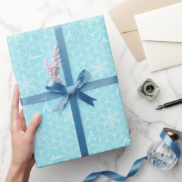 Presente Papel de embrulhamento de Feriado de Neve Personal