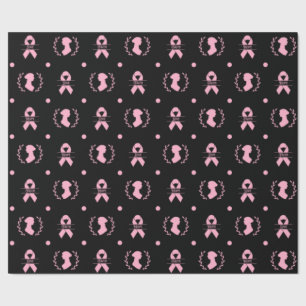 Presente Papel de embrulhamento de fita rosa da Jane Austen